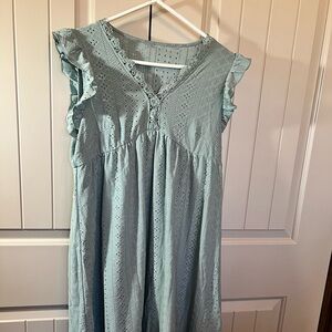 NWT sage green swim coverup
